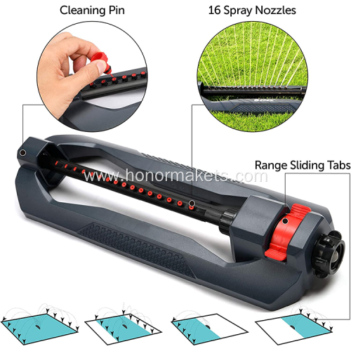 hot sale oscillating sprinkler Heavy Weight Base garden lawn sprinkler for farm and yard